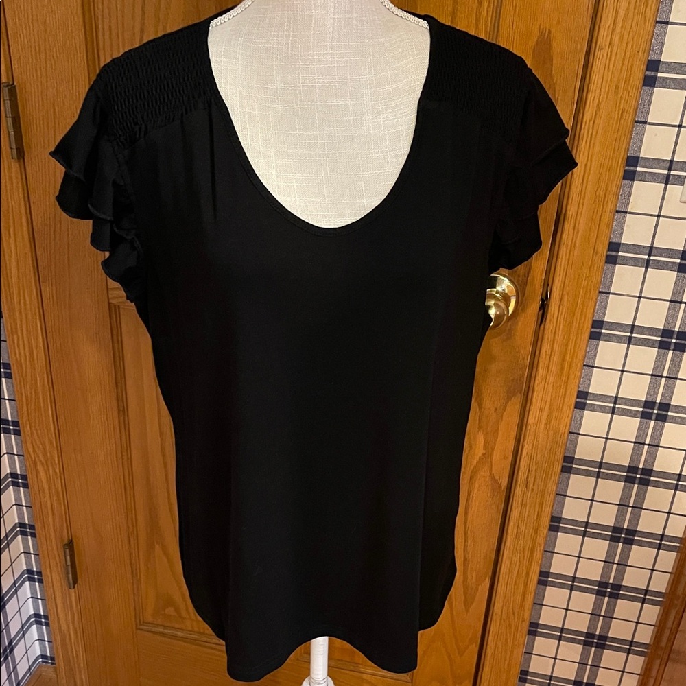 Elegant Black Women's Top